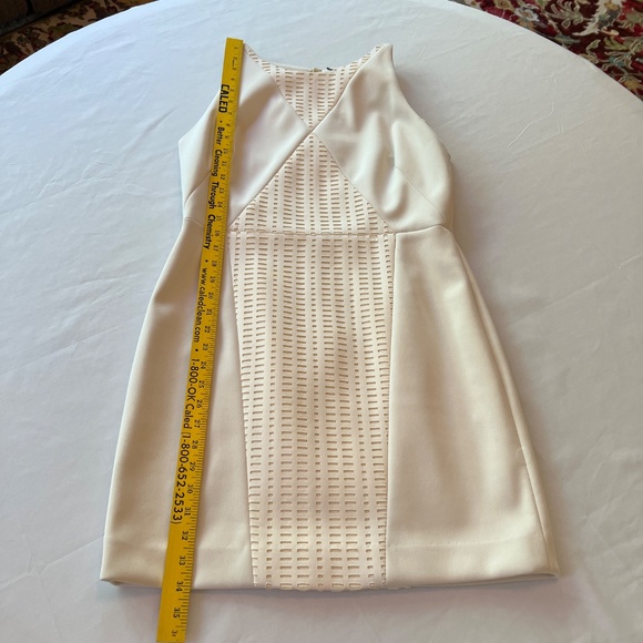 Milly Paneled Sheath Dress Off White Sz12 NWT - Picture 7 of 16